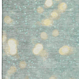 3' X 5' Blue Gold And Ivory Christmas Distressed Washable Area Rug With UV Protection - HomeRoots - Flyclothing LLC