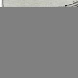 8' Gray Red And Green Christmas Stockings Washable Area Rug With UV Protection - HomeRoots - Flyclothing LLC