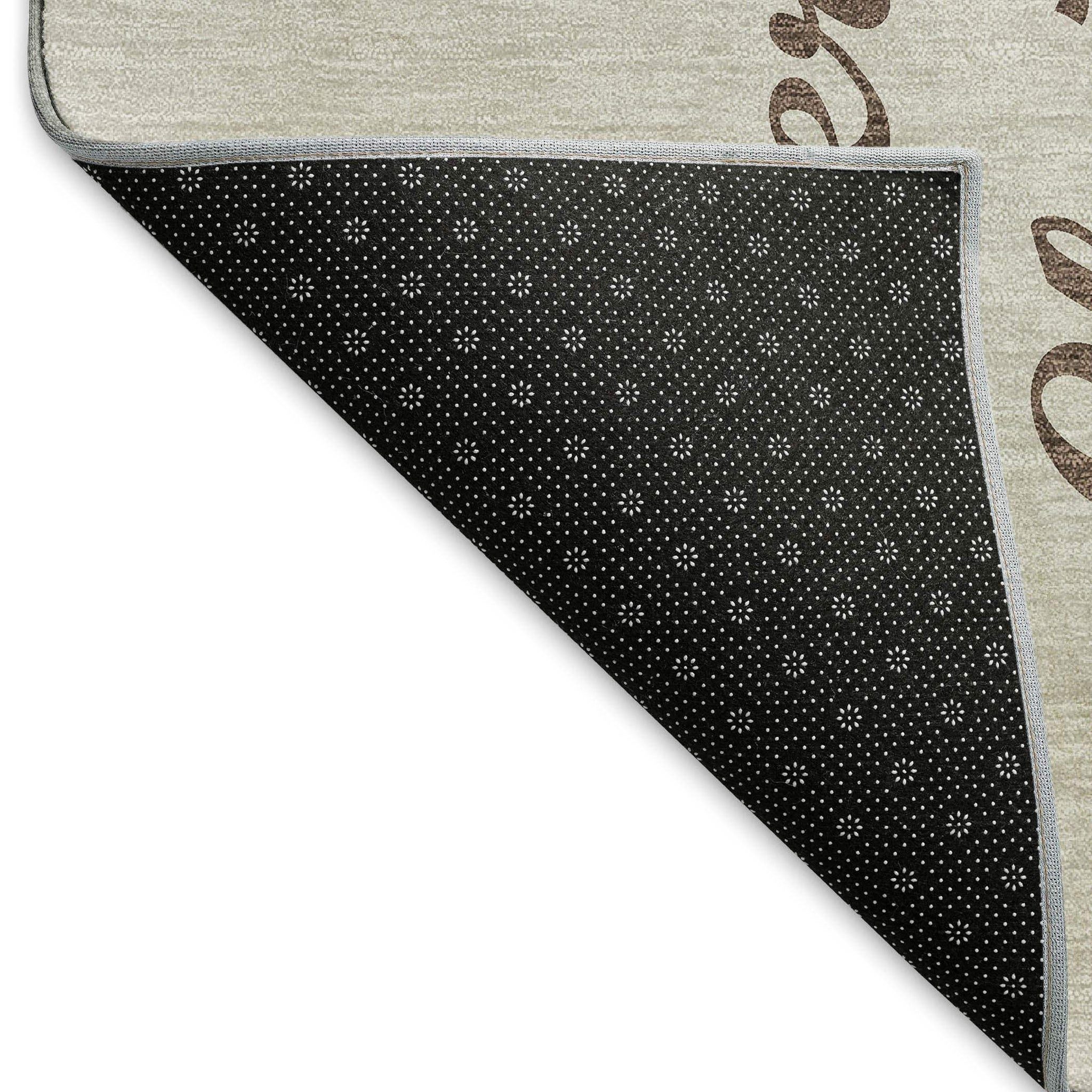 10' X 14' Taupe Green And Gray Christmas Dog Washable Area Rug With UV Protection - HomeRoots - Flyclothing LLC