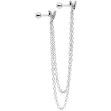 16G 1/4 Springtime Butterfly Cartilage Chain Earring - BodyCandy - Flyclothing LLC