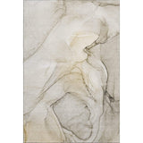 9' X 12' Beige And Ivory Abstract Washable Area Rug With UV Protection - HomeRoots - Flyclothing LLC