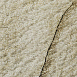 10' X 14' Beige And Ivory Abstract Washable Area Rug With UV Protection - HomeRoots - Flyclothing LLC