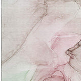 9' X 12' Blush And Ivory Abstract Washable Area Rug With UV Protection - HomeRoots - Flyclothing LLC