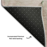 9' X 12' Blush And Ivory Abstract Washable Area Rug With UV Protection - HomeRoots - Flyclothing LLC