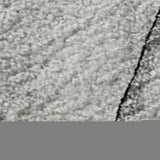 3' X 5' Gray And Charcoal Abstract Washable Area Rug With UV Protection - HomeRoots - Flyclothing LLC