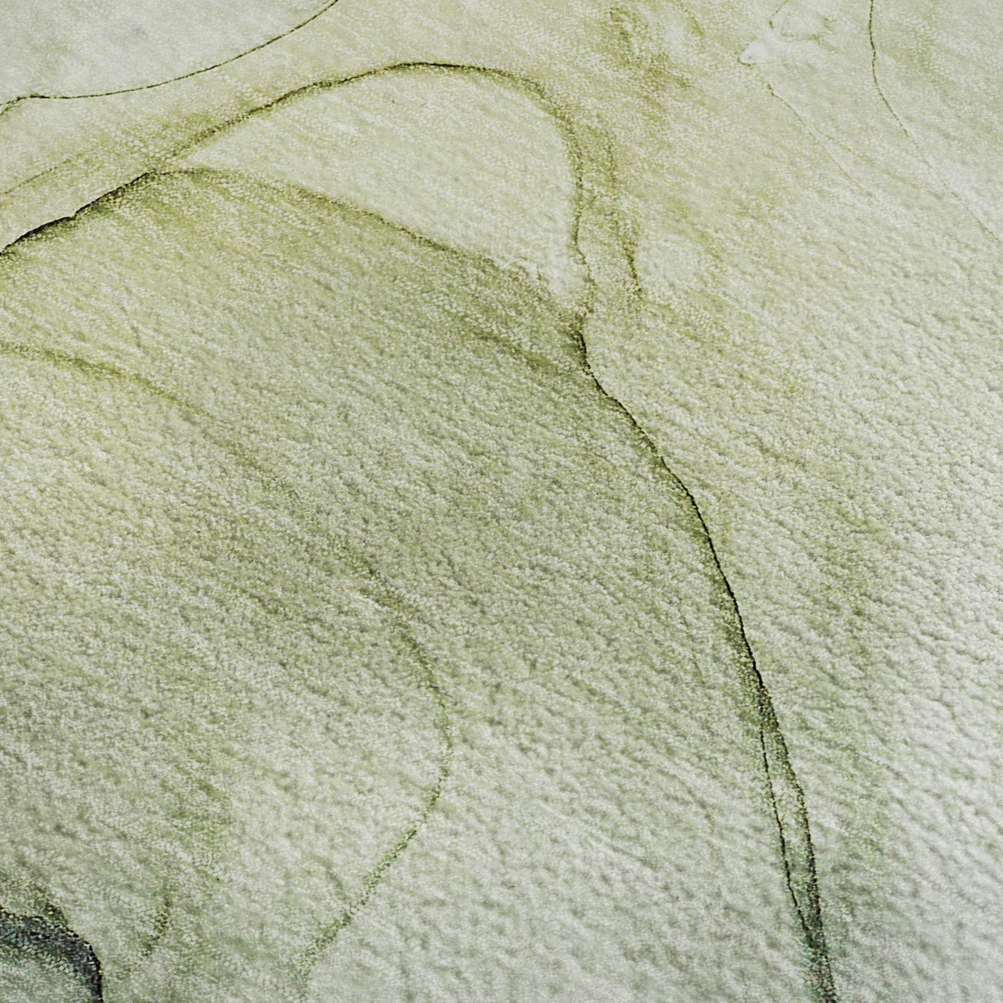 3' X 5' Green And Ivory Abstract Washable Area Rug With UV Protection - HomeRoots - Flyclothing LLC