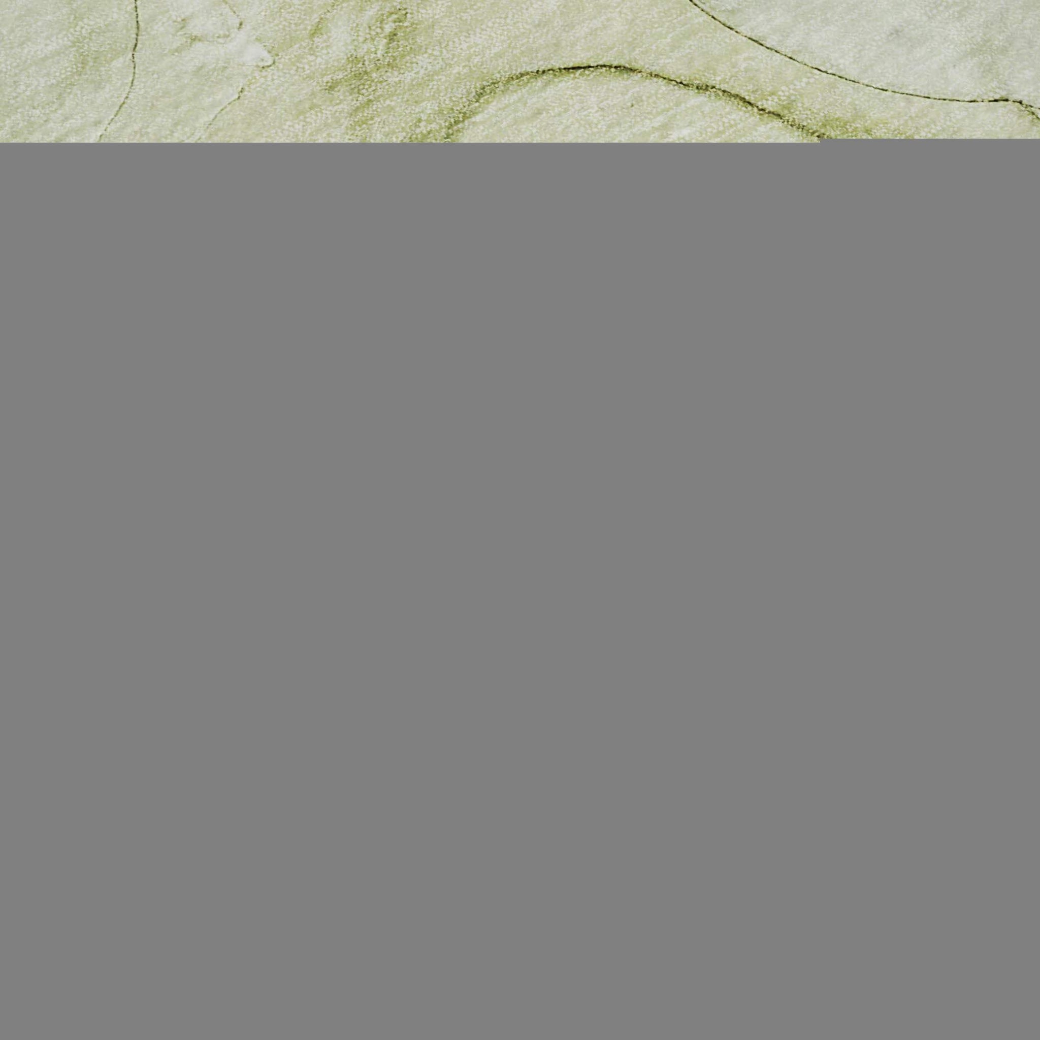 8' Green And Ivory Abstract Washable Round Rug With UV Protection - HomeRoots - Flyclothing LLC