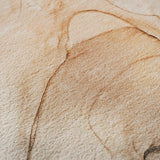 3' X 5' Orange And Ivory Abstract Washable Area Rug With UV Protection - HomeRoots - Flyclothing LLC