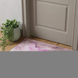 3' X 5' Pink And Ivory Abstract Washable Area Rug With UV Protection - HomeRoots - Flyclothing LLC