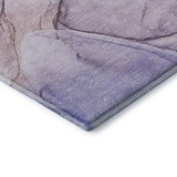 3' X 5' Purple And Ivory Abstract Washable Area Rug With UV Protection - HomeRoots - Flyclothing LLC