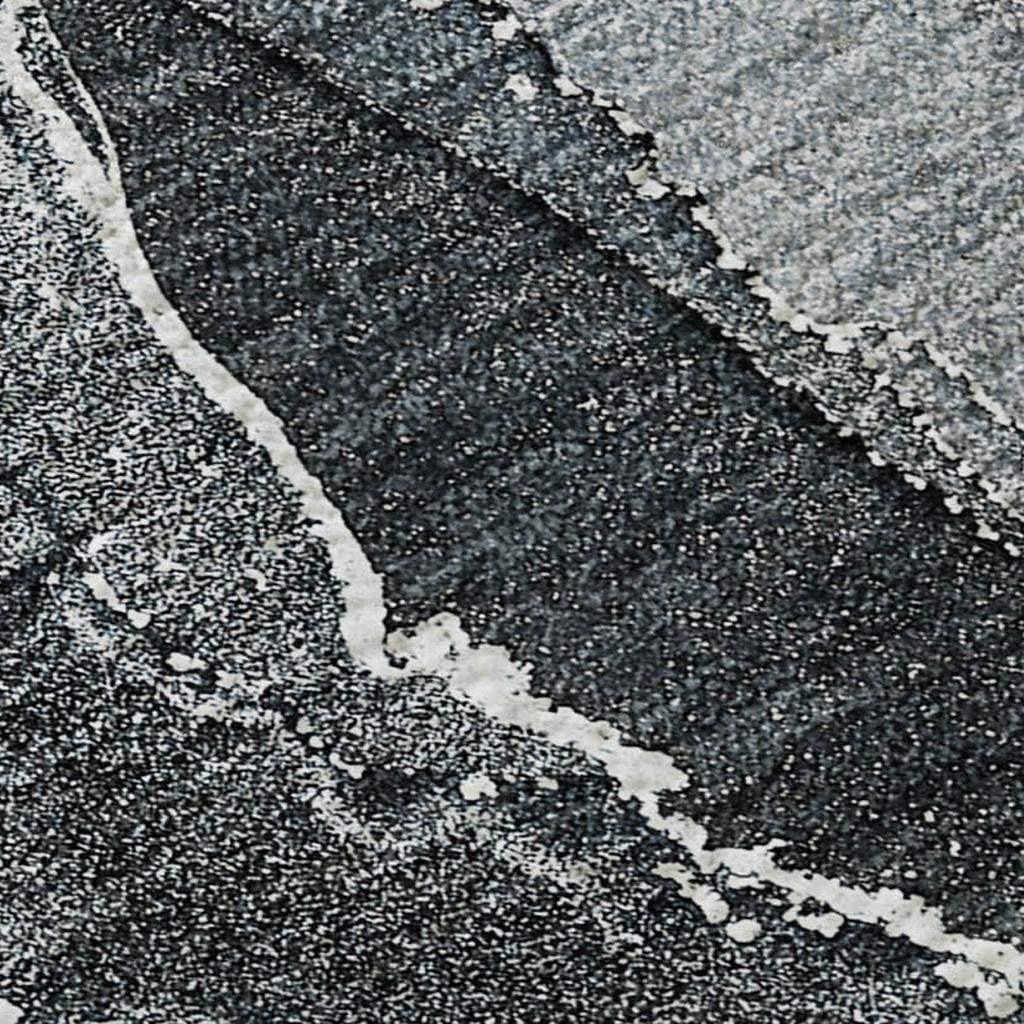 3' X 5' Blue And Charcoal Abstract Washable Area Rug With UV Protection - HomeRoots - Flyclothing LLC