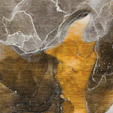 3' X 5' Brown And Ivory Abstract Washable Area Rug With UV Protection - HomeRoots - Flyclothing LLC