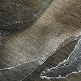 10' X 14' Orange And Charcoal Abstract Washable Area Rug With UV Protection - HomeRoots - Flyclothing LLC