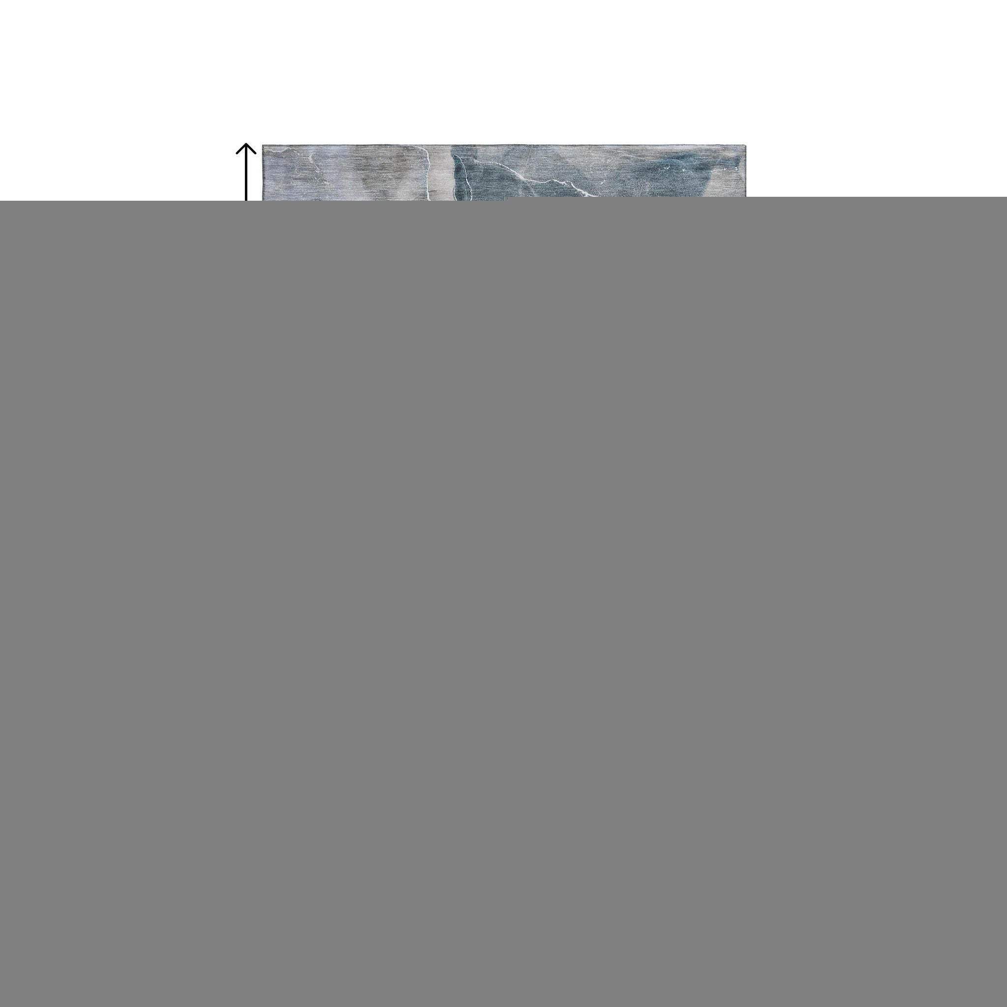 10' X 14' Orange And Charcoal Abstract Washable Area Rug With UV Protection - HomeRoots - Flyclothing LLC
