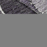 5' X 8' Purple And Charcoal Abstract Washable Area Rug With UV Protection - HomeRoots - Flyclothing LLC