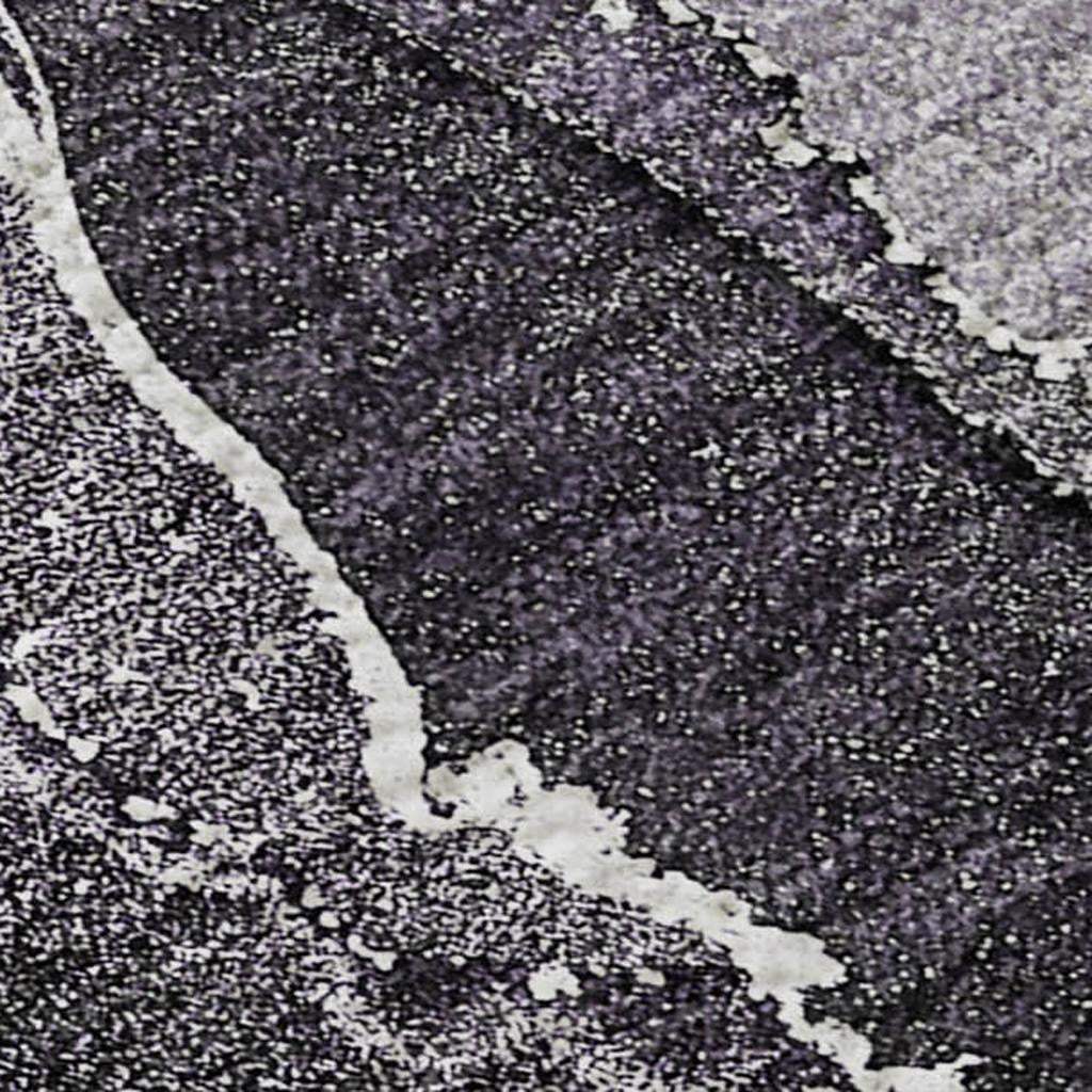 10' X 14' Purple And Charcoal Abstract Washable Area Rug With UV Protection - HomeRoots - Flyclothing LLC