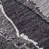 10' X 14' Purple And Charcoal Abstract Washable Area Rug With UV Protection - HomeRoots - Flyclothing LLC