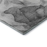8' X 10' Gray And Ivory Abstract Washable Area Rug With UV Protection - HomeRoots - Flyclothing LLC
