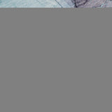 3' X 5' Navy Blue Purple And Gray Abstract Washable Area Rug With UV Protection - HomeRoots - Flyclothing LLC