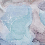10' X 14' Navy Blue Purple And Gray Abstract Washable Area Rug With UV Protection - HomeRoots - Flyclothing LLC