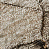 3' X 5' Orange Gray And Ivory Abstract Washable Area Rug With UV Protection - HomeRoots - Flyclothing LLC