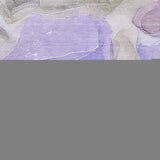 3' X 5' Purple And Gray Abstract Washable Area Rug With UV Protection - HomeRoots - Flyclothing LLC