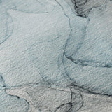 8' X 10' Teal And Gray Abstract Washable Area Rug With UV Protection - HomeRoots - Flyclothing LLC