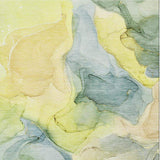 8' X 10' Yellow Blue And Beige Abstract Washable Area Rug With UV Protection - HomeRoots - Flyclothing LLC