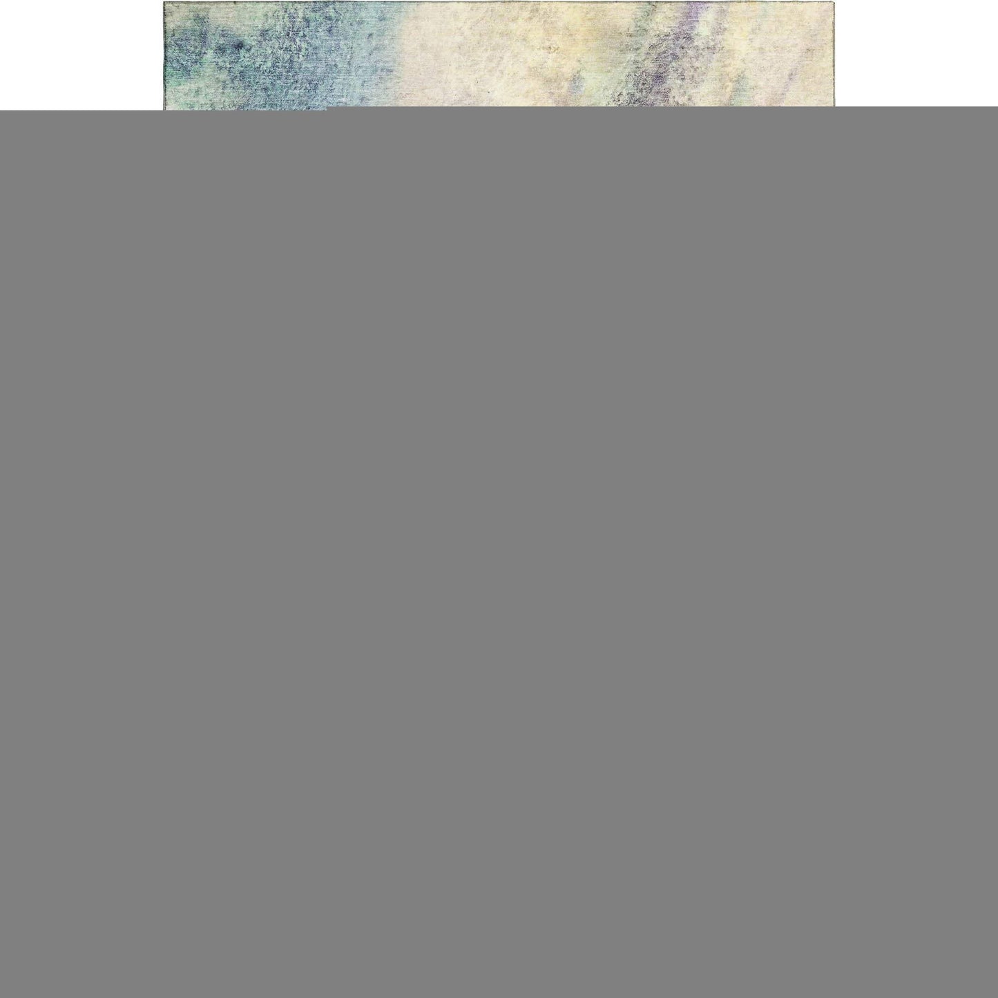 3' X 5' Blue Purple And Ivory Abstract Washable Area Rug With UV Protection - HomeRoots - Flyclothing LLC