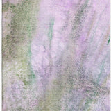 3' X 5' Purple And Green Abstract Washable Area Rug With UV Protection - HomeRoots - Flyclothing LLC