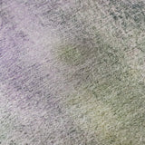 8' Purple And Green Abstract Washable Round Rug With UV Protection - HomeRoots - Flyclothing LLC