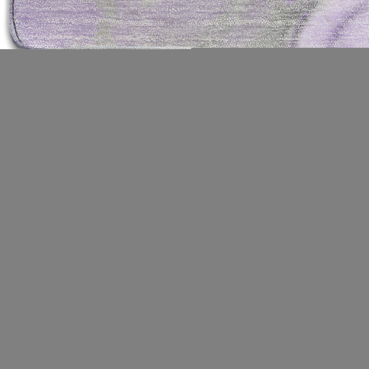 3' X 5' Purple Gray And Ivory Abstract Washable Area Rug With UV Protection - HomeRoots - Flyclothing LLC