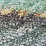3' X 5' Teal Gold And Ivory Abstract Washable Area Rug With UV Protection - HomeRoots - Flyclothing LLC