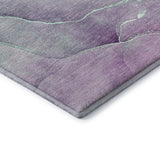 8' Fern Green And Ivory Abstract Washable Round Rug With UV Protection - HomeRoots - Flyclothing LLC