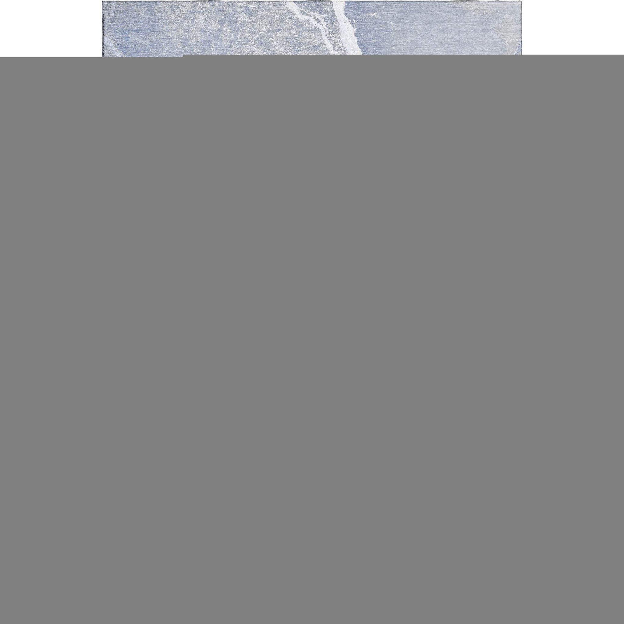 3' X 5' Blue And Ivory Abstract Washable Area Rug With UV Protection - HomeRoots - Flyclothing LLC