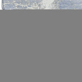 5' X 8' Blue And Ivory Abstract Washable Area Rug With UV Protection - HomeRoots - Flyclothing LLC