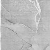 8' X 10' Gray And Ivory Abstract Washable Area Rug With UV Protection - HomeRoots - Flyclothing LLC