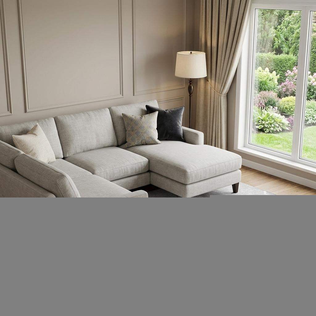 10' X 14' Gray And Ivory Abstract Washable Area Rug With UV Protection - HomeRoots - Flyclothing LLC