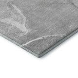 10' X 14' Gray And Ivory Abstract Washable Area Rug With UV Protection - HomeRoots - Flyclothing LLC