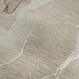 3' X 5' Beige And Ivory Abstract Washable Area Rug With UV Protection - HomeRoots - Flyclothing LLC