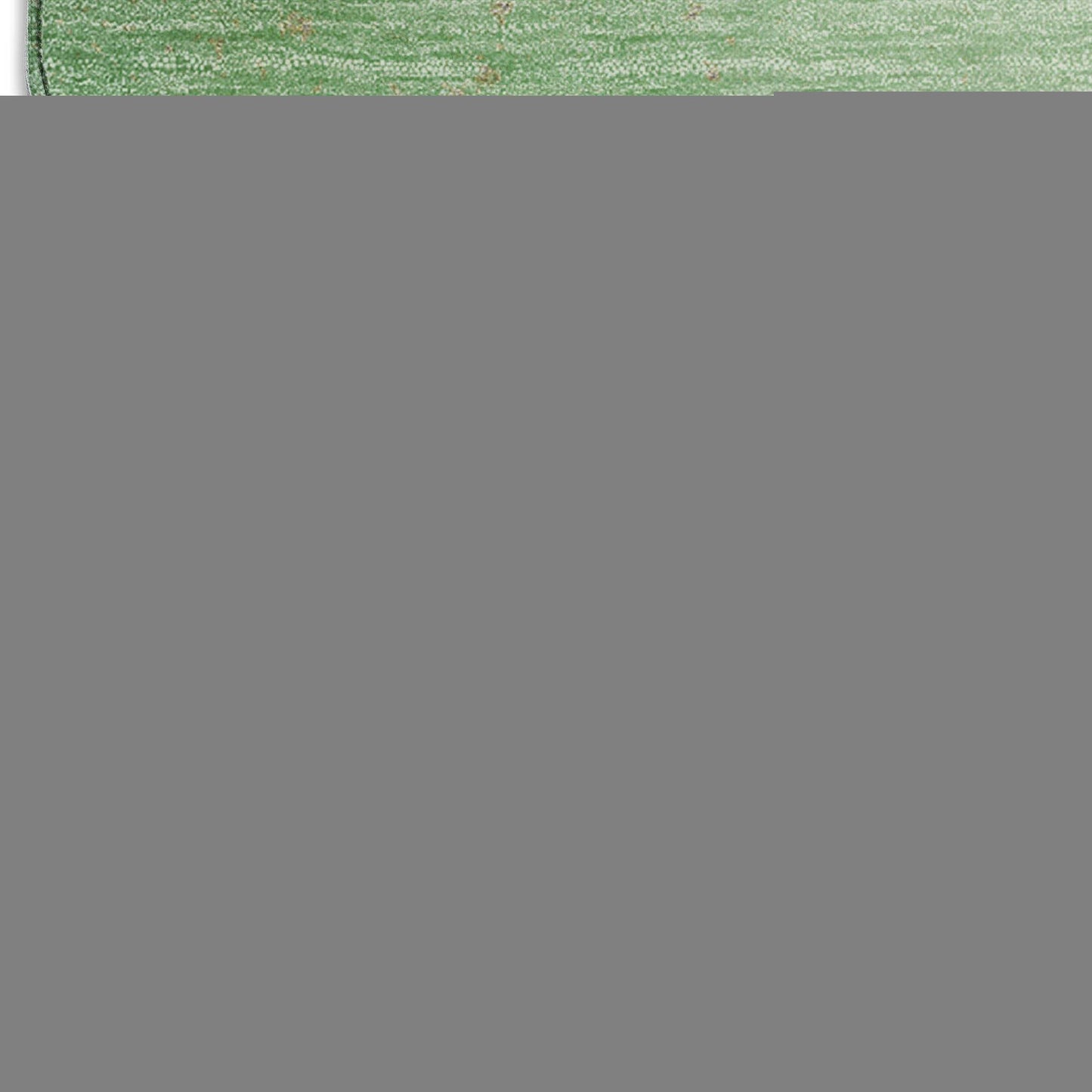5' X 8' Green And Ivory Abstract Washable Area Rug With UV Protection - HomeRoots - Flyclothing LLC