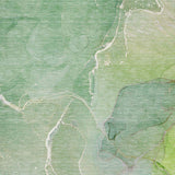 8' X 10' Green And Ivory Abstract Washable Area Rug With UV Protection - HomeRoots - Flyclothing LLC