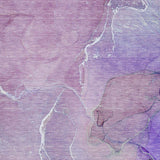 3' X 5' Purple And Ivory Abstract Washable Area Rug With UV Protection - HomeRoots - Flyclothing LLC