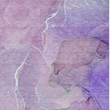 5' X 8' Purple And Ivory Abstract Washable Area Rug With UV Protection - HomeRoots - Flyclothing LLC