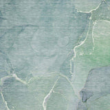 10' X 14' Teal And Ivory Abstract Washable Area Rug With UV Protection - HomeRoots - Flyclothing LLC