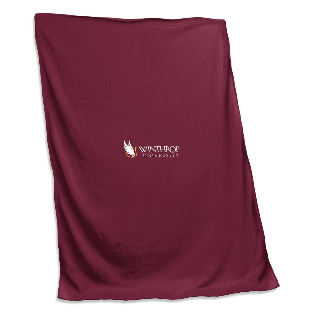 Winthrop U Screened Sweatshirt Blanket - Logo Brands - Flyclothing LLC