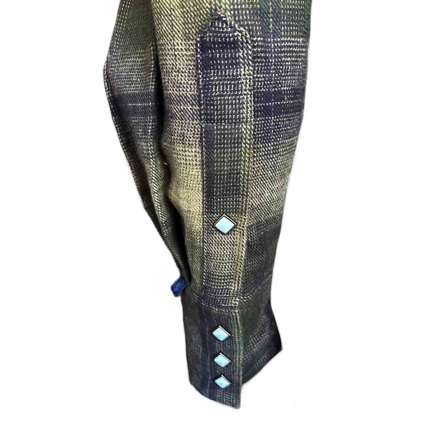 Rockmount Ranch Wear Men's Plush Flannel Olive & Grey Plaid Western Shirt - Rockmount Clothing - Flyclothing LLC