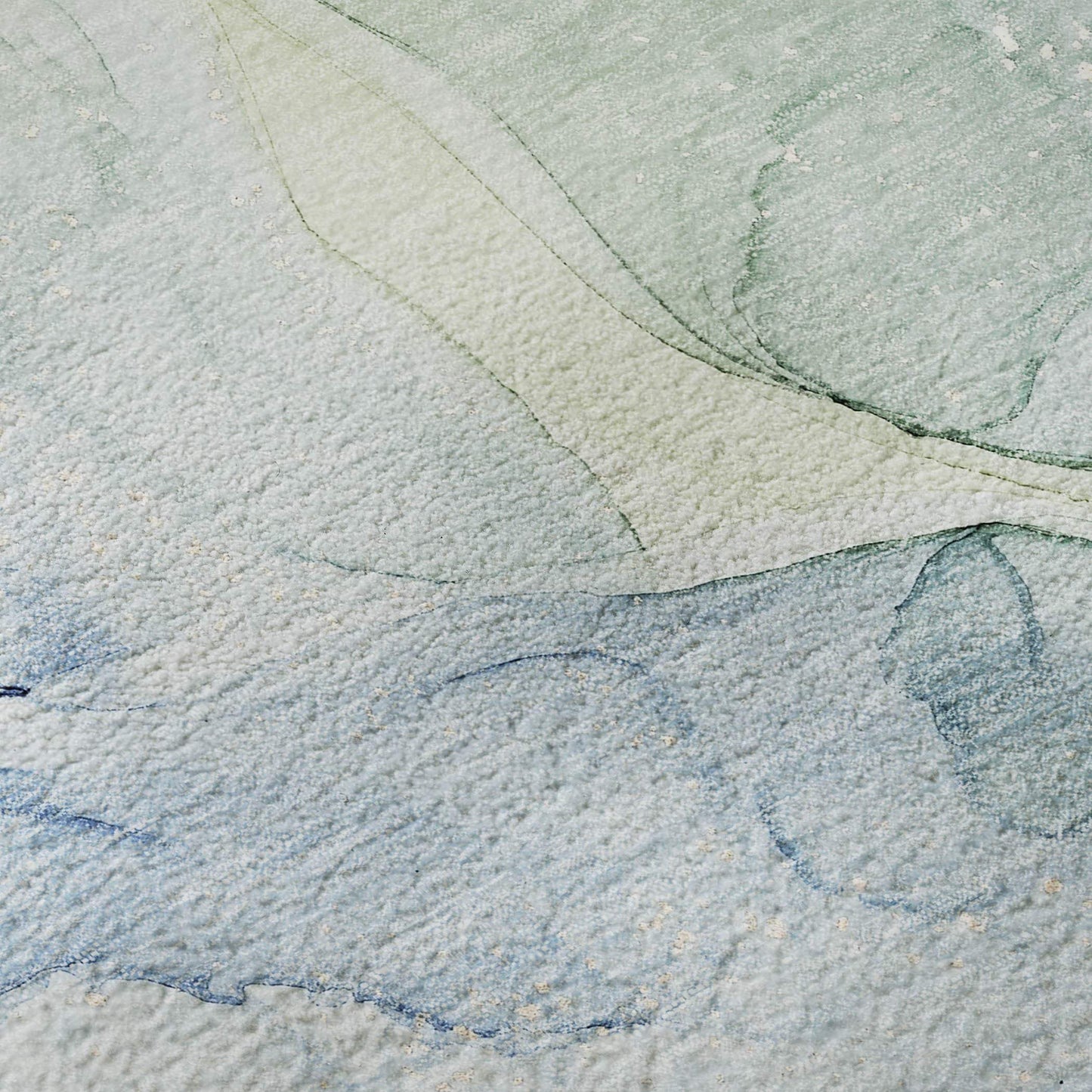 10' X 14' Blue And Ivory Abstract Washable Area Rug With UV Protection - HomeRoots - Flyclothing LLC