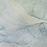 10' X 14' Blue And Ivory Abstract Washable Area Rug With UV Protection - HomeRoots - Flyclothing LLC