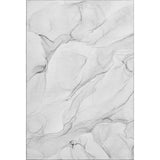 3' X 5' Gray And Ivory Abstract Washable Area Rug With UV Protection - HomeRoots - Flyclothing LLC